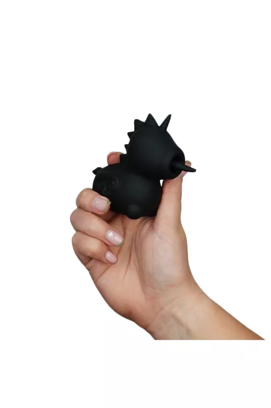 Wild Spirit Unihorn held in hand to show its compact size