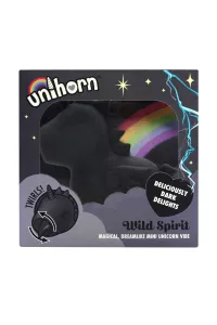 Wild Spirit – Black unicorn vibrator with twirling tongue