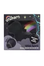 Vibromasseur licorne noir Wild Spirit Unihorn dans son emballage élégant