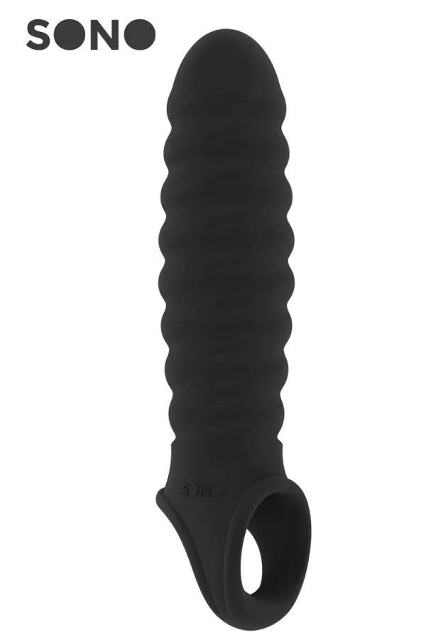 Gaine d'extension de pénis annelée SONO 32 Gaine d'extension de pénis annelée SONO 32