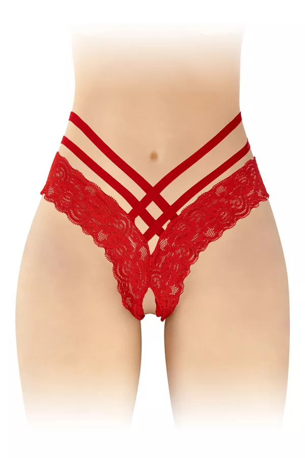 Tanga Open Anne - Rot Tanga Open Anne - Rot