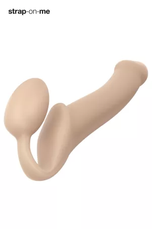 Weiss Strap-on Umschnalldildo L