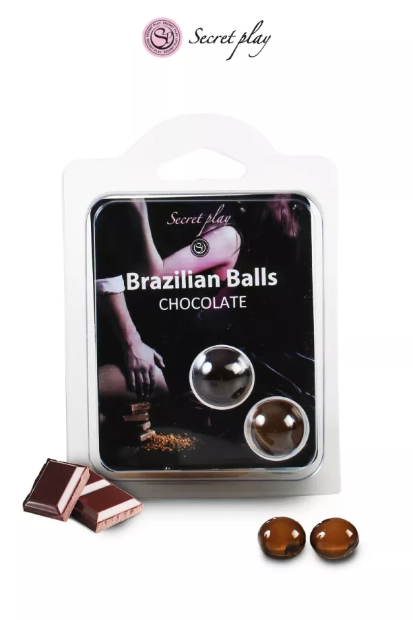 2 Brazilian Balls - chocolat 2 Brazilian Balls - chocolat