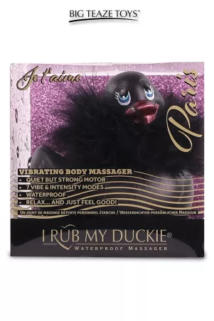 Mini vibrating duck Duckie Paris - black