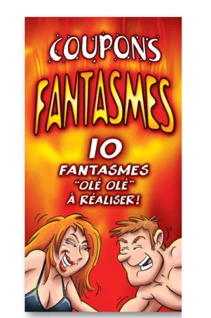 Fantasmes HOT Ozzé – cover of the sexy couple’s game booklet