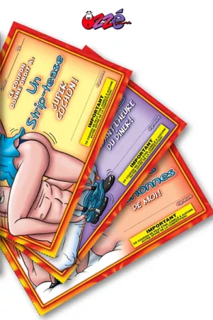 Beispielgutscheine Fantasmes HOT – erotische Ideen für Paare