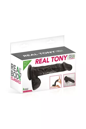 Realistic dildo 18 cm - Real Tony Black