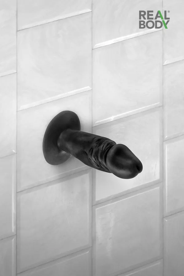 Tappo anale realistico nero 11 cm - Real Tim