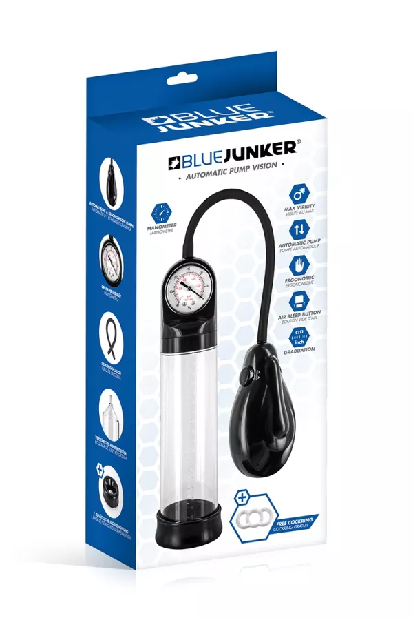 Automatische Penispumpe mit Manometer