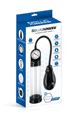 Automatic penis pump with pressure gauge
