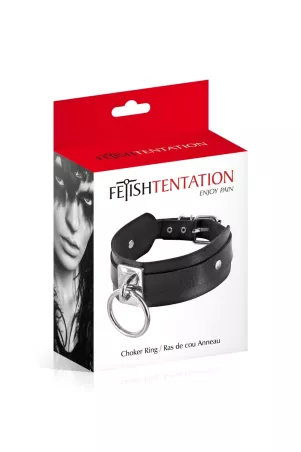 Fetish Tentation Collar – Wide, Black & Stylishly SM