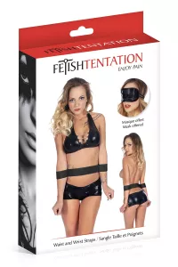 BDSM waist and wrist straps