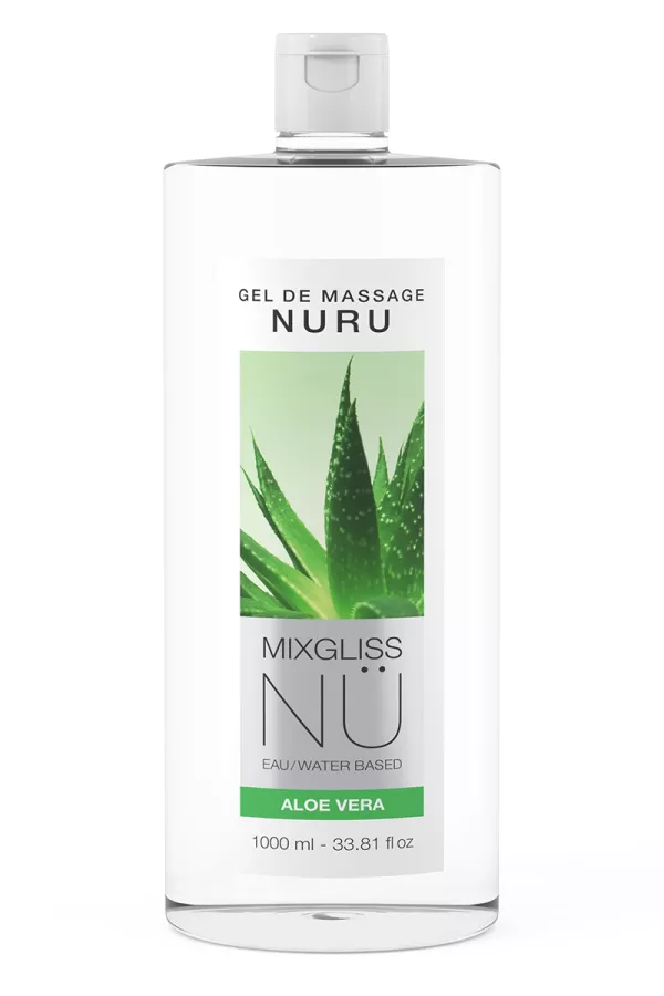 Gel massage Nuru Aloe Vera Mixgliss - 1 litre Gel massage Nuru Aloe Vera Mixgliss - 1 litre