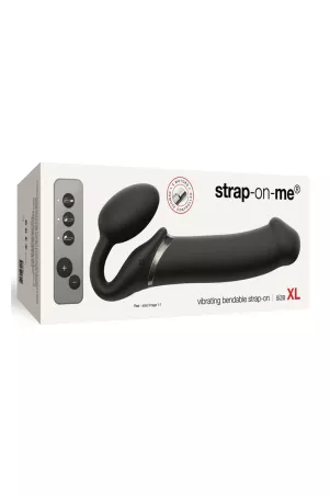 Strap on-me vibrierend schwarz XL