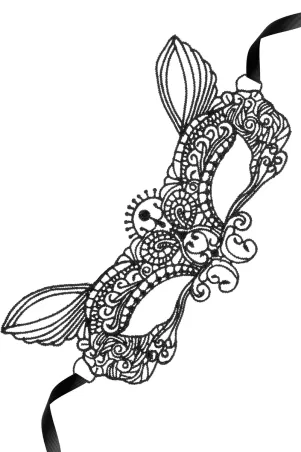 Maschera - morbida da ricamo della Luna Piena - Maskarade - Sexshop Tentations