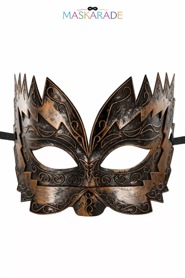 Masque semi-rigide cuivré Don Giovanni Masque semi-rigide cuivré Don Giovanni