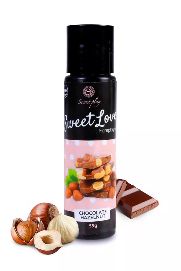 Essbares Schokoladen-Haselnuss-Gleitmittel – 60 ml Essbares Schokoladen-Haselnuss-Gleitmittel – 60 ml