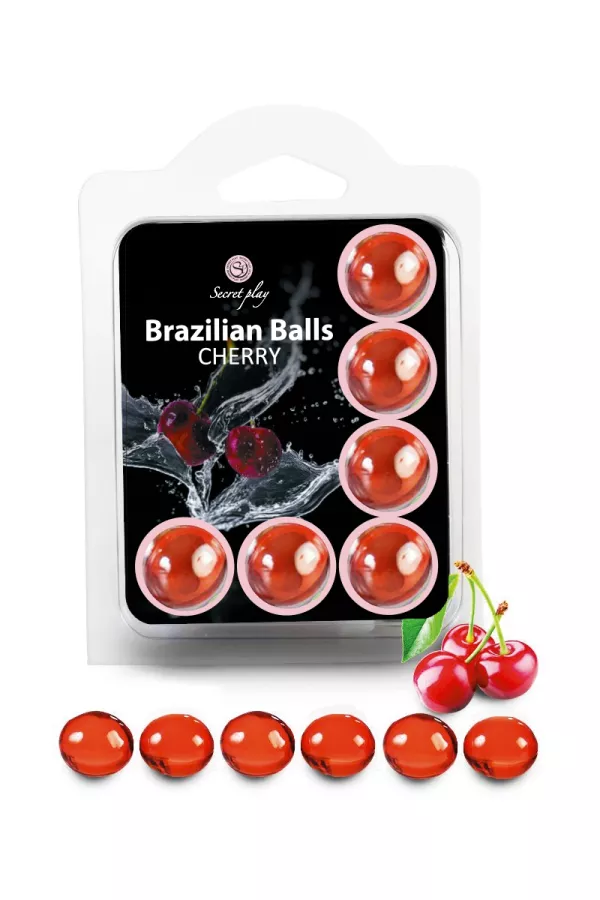 6 Brazilian Balls - cerise 6 Brazilian Balls - cerise