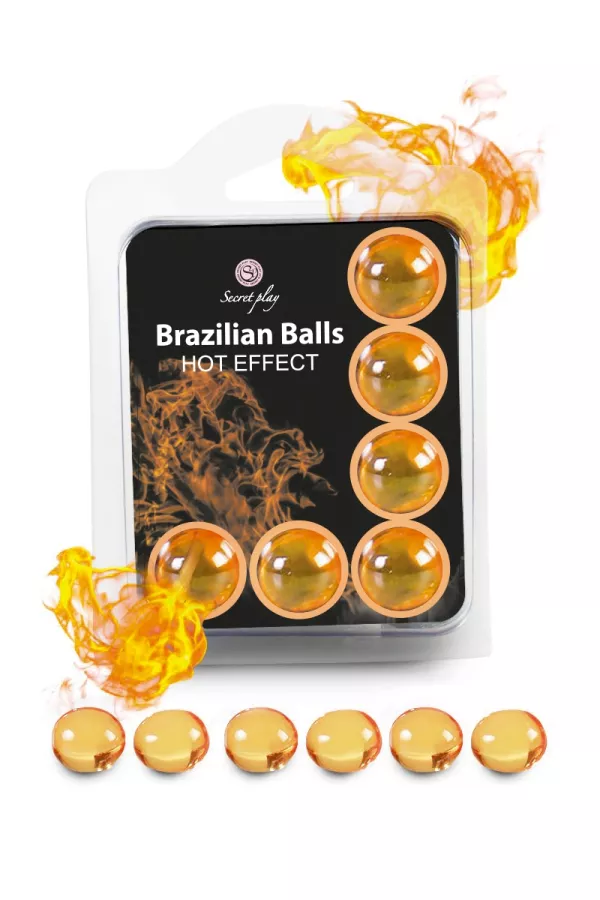 6 Brazilian Balls - effet chaleur 6 Brazilian Balls - effet chaleur