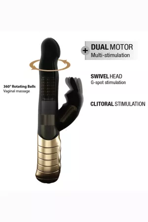 Baby Rabbit schwarz 2.0 wiederaufladbarer Vibrator