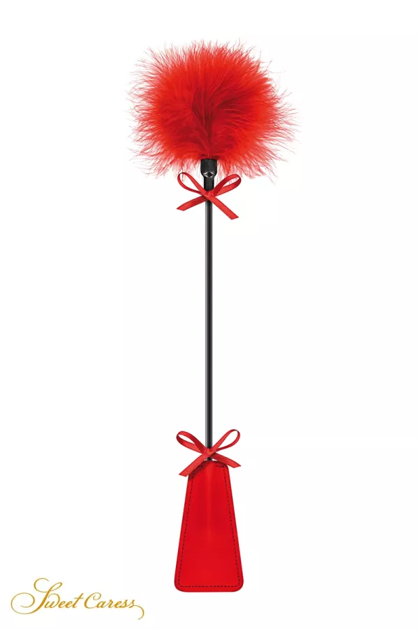 Tapette à pompon rouge - Sweet Caress Tapette à pompon rouge - Sweet Caress
