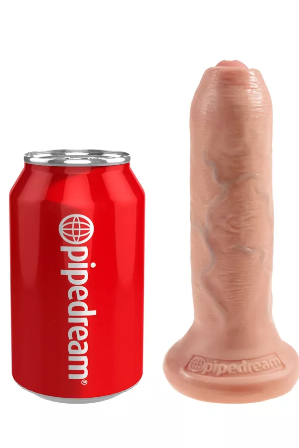 Dildo 17,5 cm mit Vorhaut - King Cock
