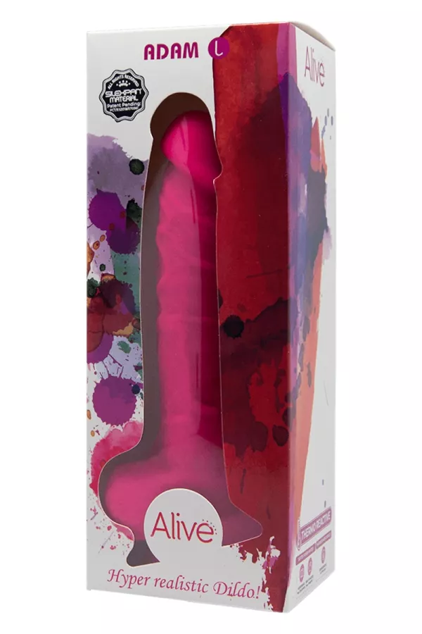Gode double densité Adam L - rose