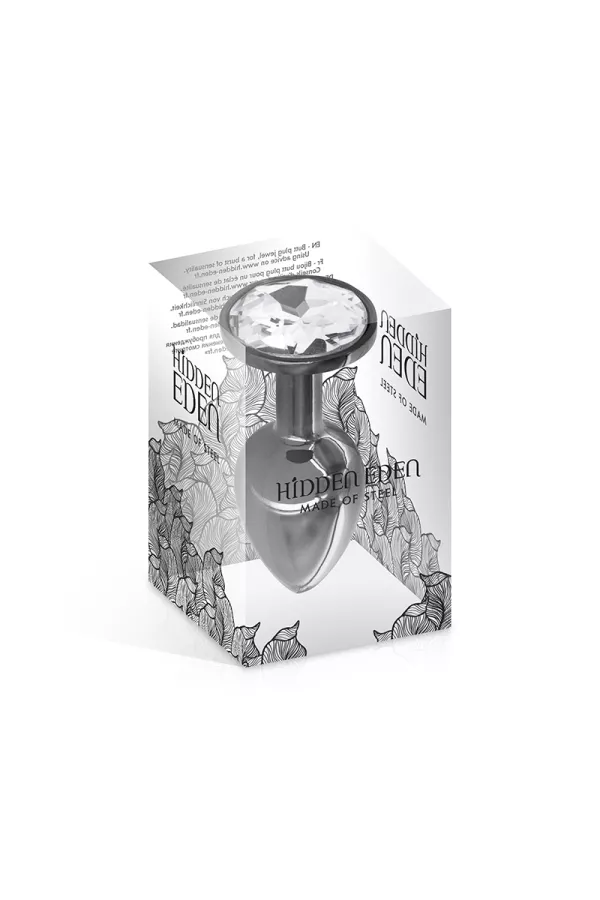 Schwarzer Stahl-Juwelenstecker S