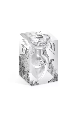 Plug bijou coeur aluminium M - Hidden Eden