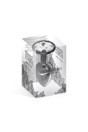 Schwarzer Aluminium-Juwelenstecker S