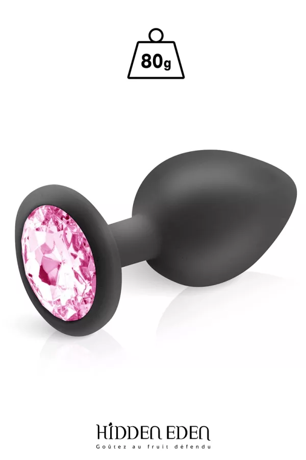 Plug bijou silicone noir L - Hidden Eden Plug bijou silicone noir L - Hidden Eden
