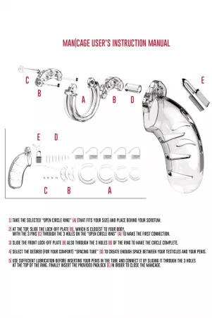Käfig der Keuschheit 9cm ManCage 01