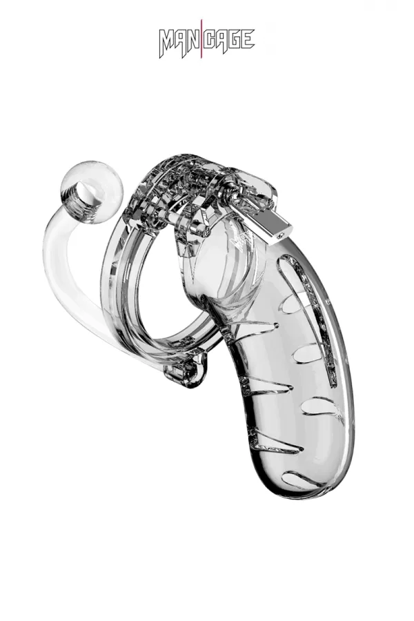 Chastity cage 11,5cm with plug - ManCage 11 Chastity cage 11,5cm with plug - ManCage 11