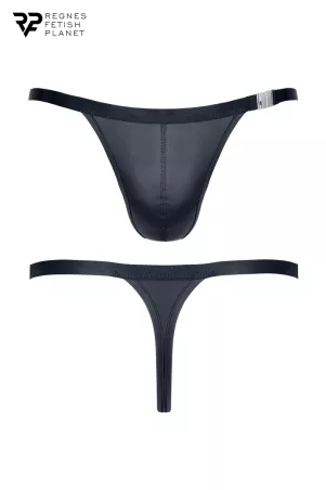 String black wetlook