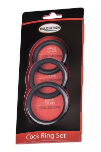 Set di 3 CockRing in silicone