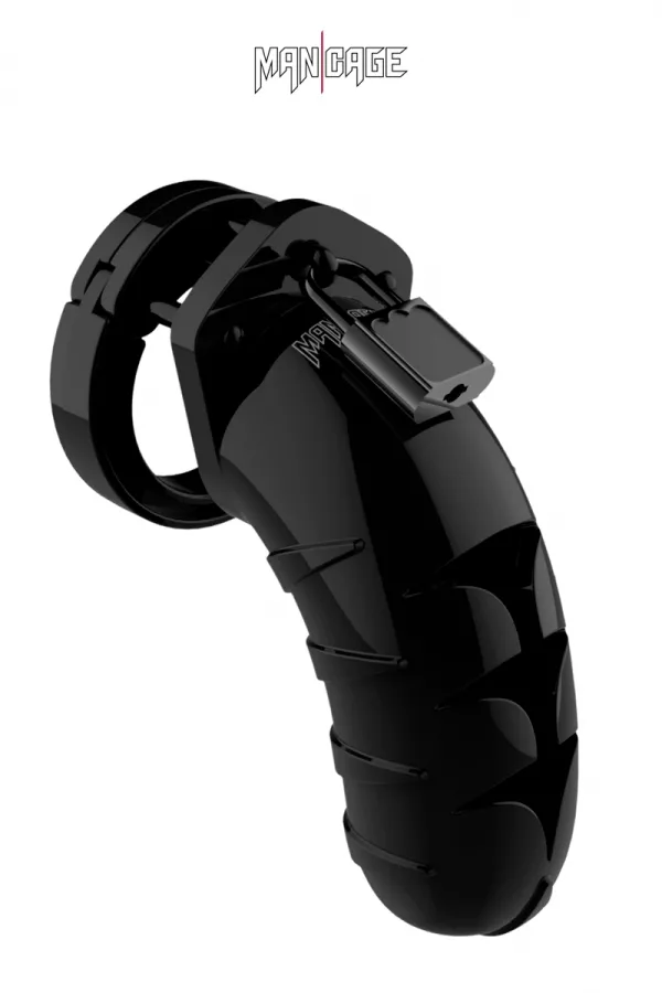 Cage de chasteté 11,5cm ManCage 04 noir Cage de chasteté 11,5cm ManCage 04 noir