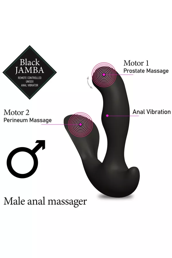 Unisex Analstimulator – Black Jamba