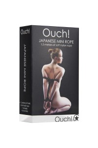 Mini-Bondage-Seil 1,5 m schwarz