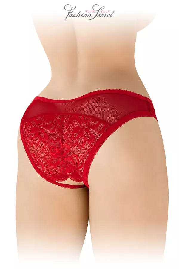 Tanga rosso aperto Ava