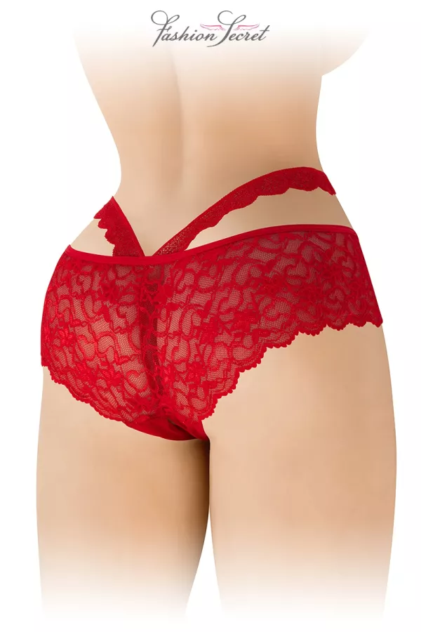 Mutande rosse Marie - Fashion Secret