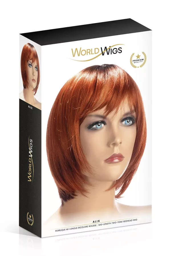 Red Alix wig
