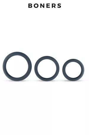 Kit di 3 grandi anelli del pene