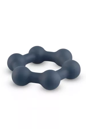 Cockring Hexagonal with steel balls