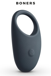 Boners Anello vibrante – Cockring ricaricabile nero
