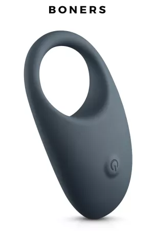 Boners Anello vibrante – Cockring ricaricabile nero