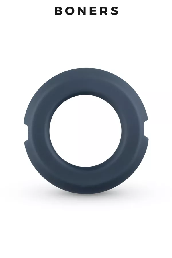 Anneau pénien silicone et acier - Boners Anneau pénien silicone et acier - Boners