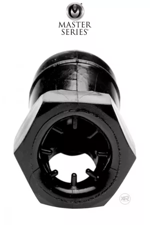 Black restrictive chastity cage