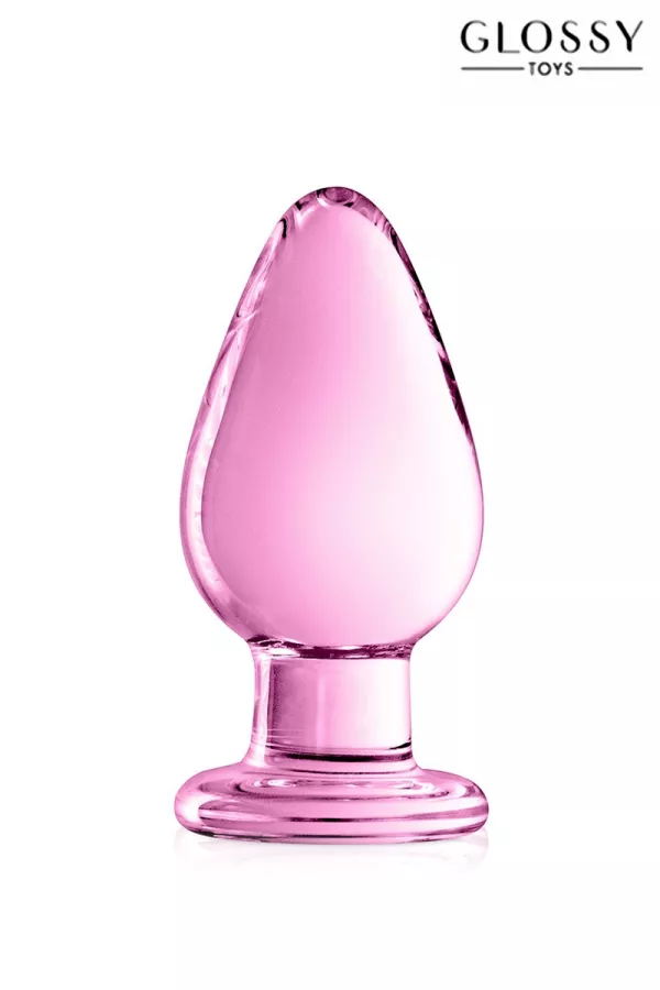 Plug anal verre Glossy Toys n° 25 Pink Plug anal verre Glossy Toys n° 25 Pink