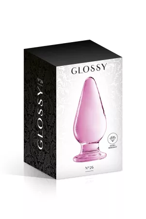 Plug Anal Glas Glossy Toys nr. 26 Pink