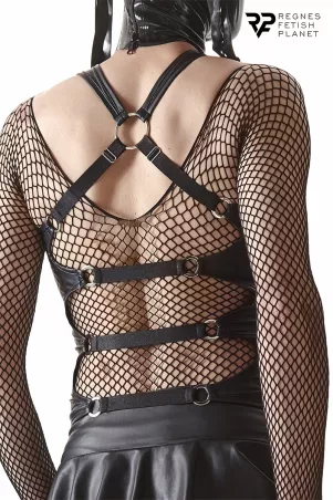 Debarder posteriore nero con cinghie